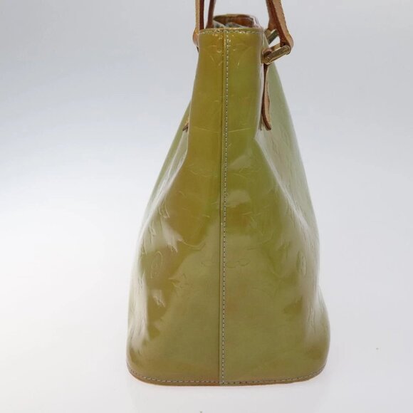 LOUIS VUITTON Monogram Vernis Houston Hand Bag Baby Blue - Picture 3 of 16